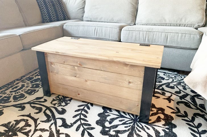 Kids toy box clearance diy